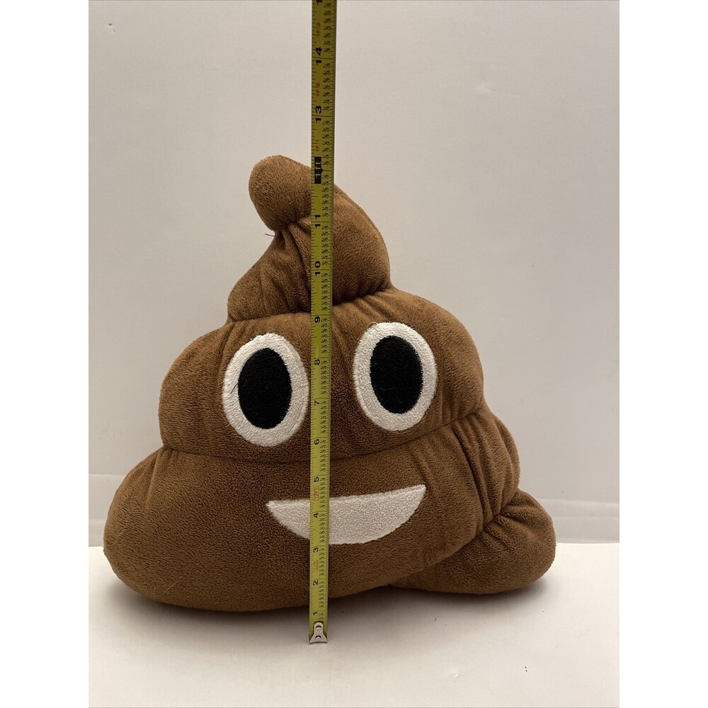 Emoji Poop Pillow 12” - Picture 3 of 6